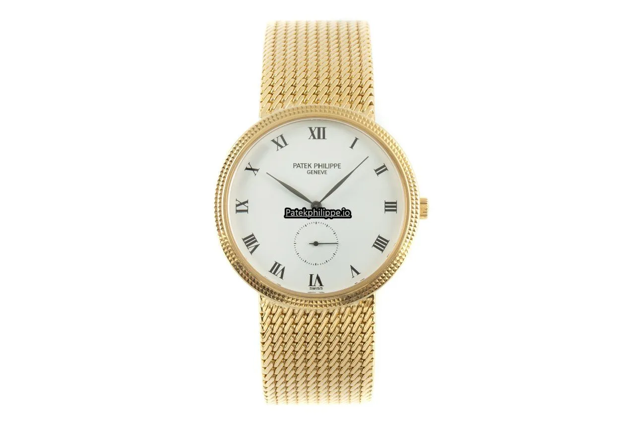 Alternative view of Patek Philippe Calatrava May-21 33.5MM Yellow Gold Case Manual Winding