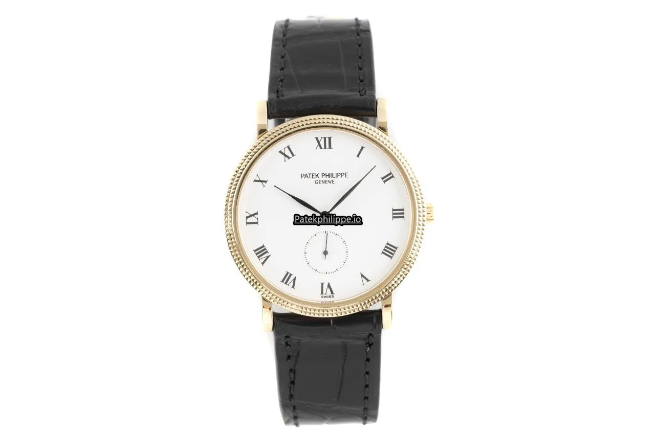 Alternative view of Patek Philippe Calatrava 3919 33MM Yellow Gold Case Manual Winding