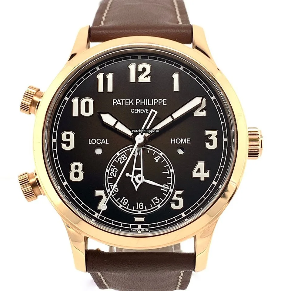 Patek Philippe Travel Time 5524r 42MM Rose Gold Case Automatic
