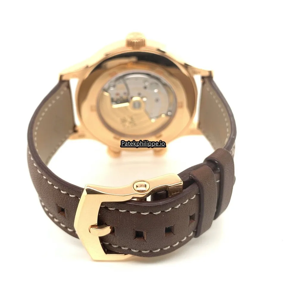 Alternative view of Patek Philippe Travel Time 5524r 42MM Rose Gold Case Automatic