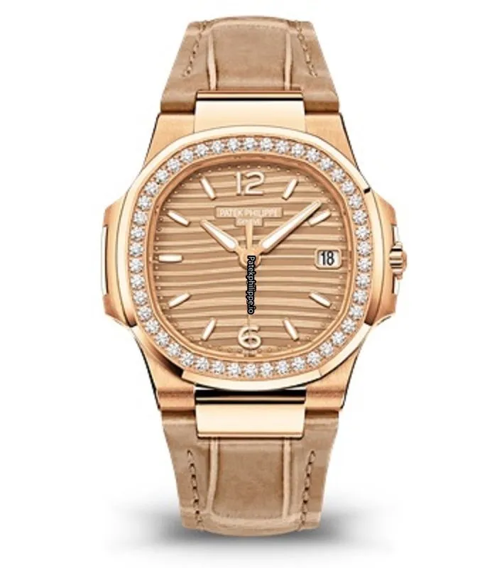 Patek Philippe Nautilus 7010r-012 32MM Rose Gold Case Quartz