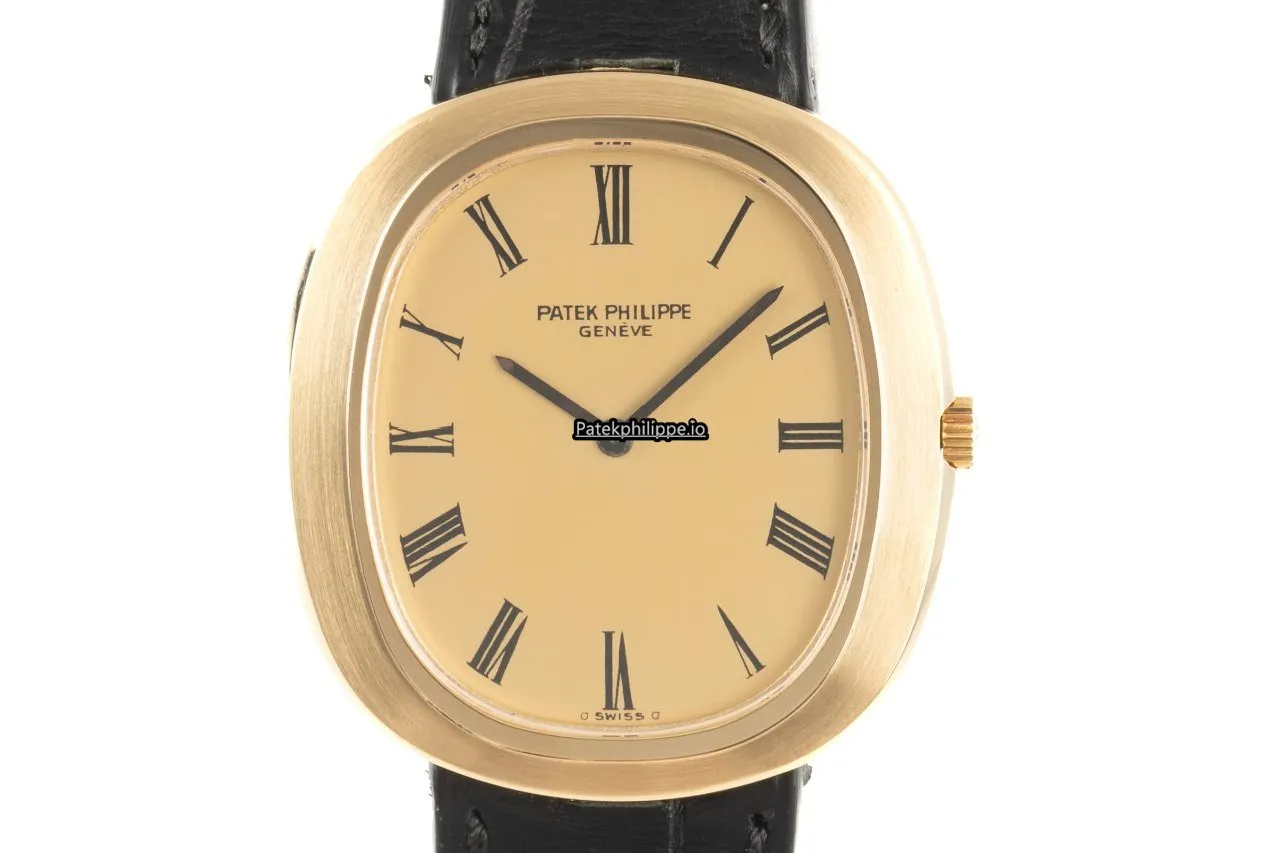 Patek Philippe Golden Ellipse 3589 35.5x33MM Yellow Gold Case Manual Winding