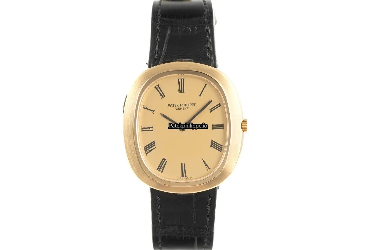 Alternative view of Patek Philippe Golden Ellipse 3589 35.5x33MM Yellow Gold Case Manual Winding