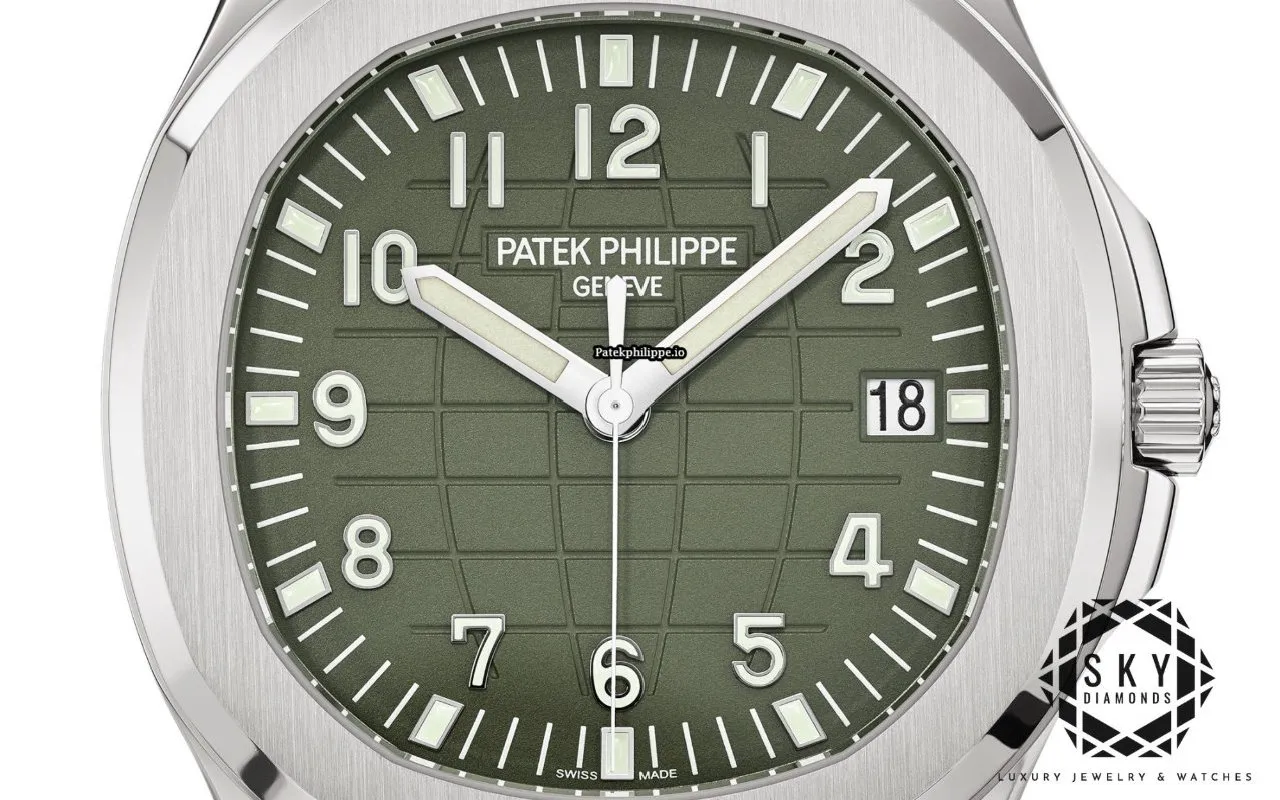 Alternative view of Patek Philippe Aquanaut 5168g-010 42.2MM White Gold Case Automatic