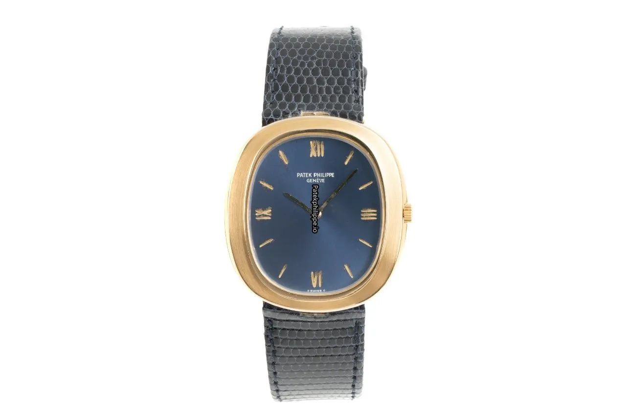Alternative view of Patek Philippe Golden Ellipse 3589 35.5x34MM Yellow Gold Case Automatic