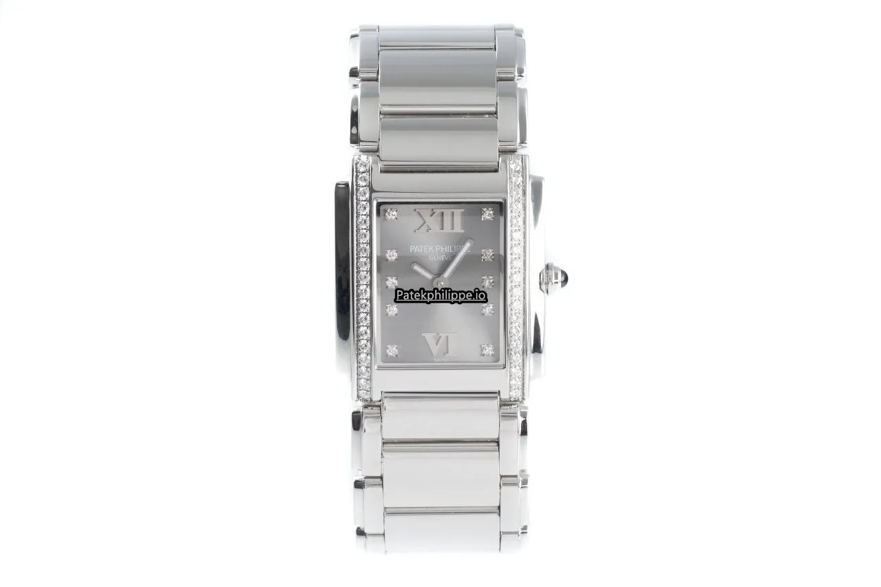 Alternative view of Patek Philippe Twenty-4 4910/10a-010 26.5x25MM Steel Case Quartz