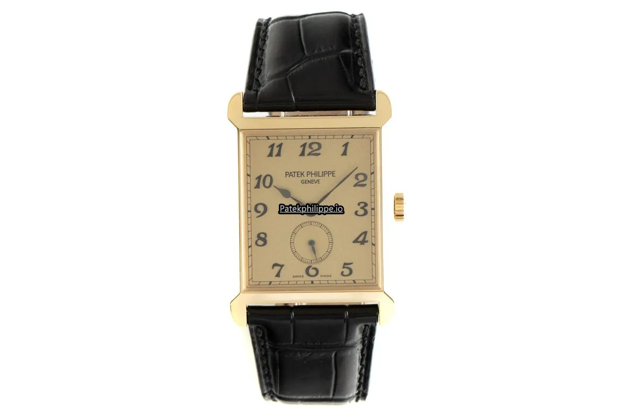 Alternative view of Patek Philippe Gondolo 5109j-010 34x30MM Yellow Gold Case Manual Winding