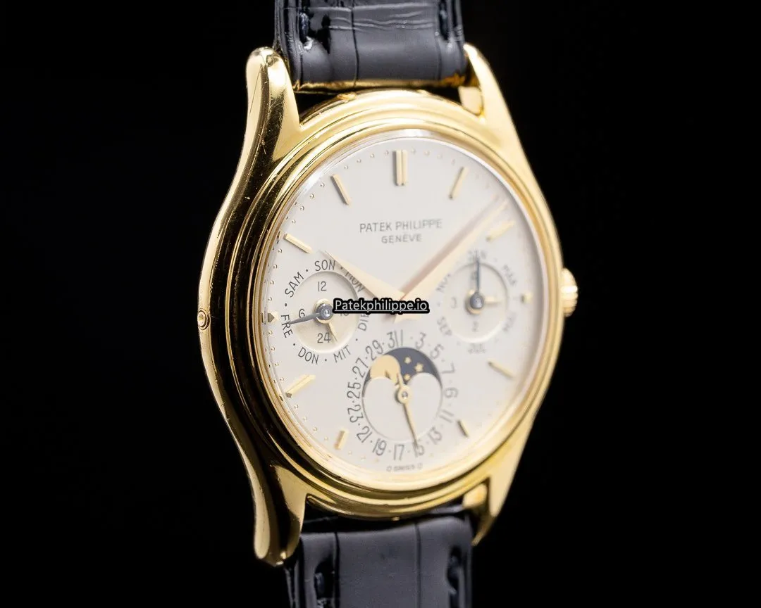 Alternative view of Patek Philippe Perpetual Calendar 3940 First Series 36MM Yellow Gold Case Automatic