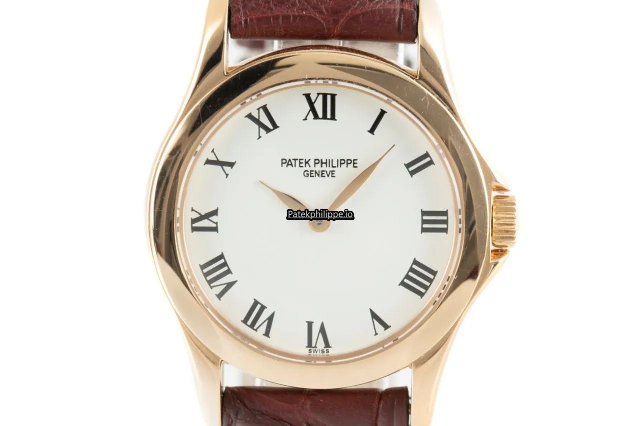 Patek Philippe Calatrava 4905r-001 28MM Red Gold Case Manual Winding
