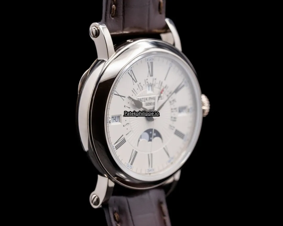 Alternative view of Patek Philippe Perpetual Calendar 5159g-001 38MM White Gold Case Automatic