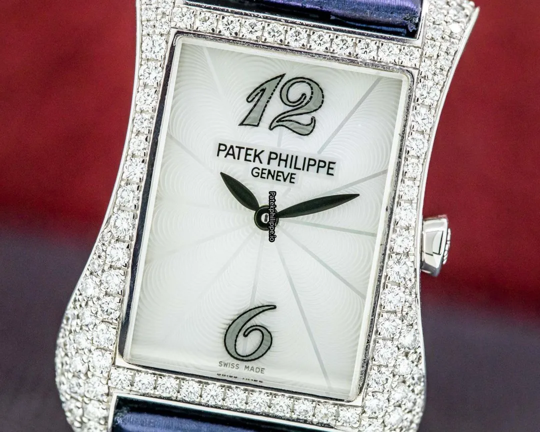 Alternative view of Patek Philippe Gondolo 4972g-001 27.4MM White Gold Case Automatic