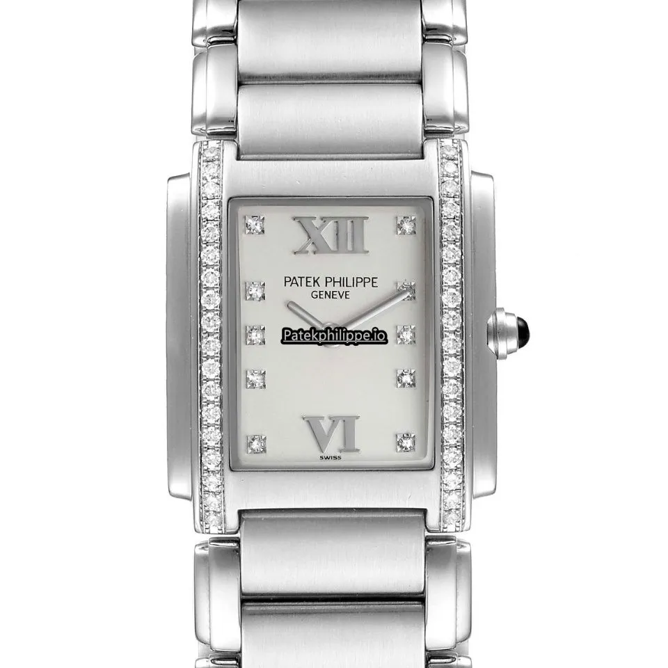 Alternative view of Patek Philippe Twenty-4 4910/10a-010 25x30MM Steel Case Quartz
