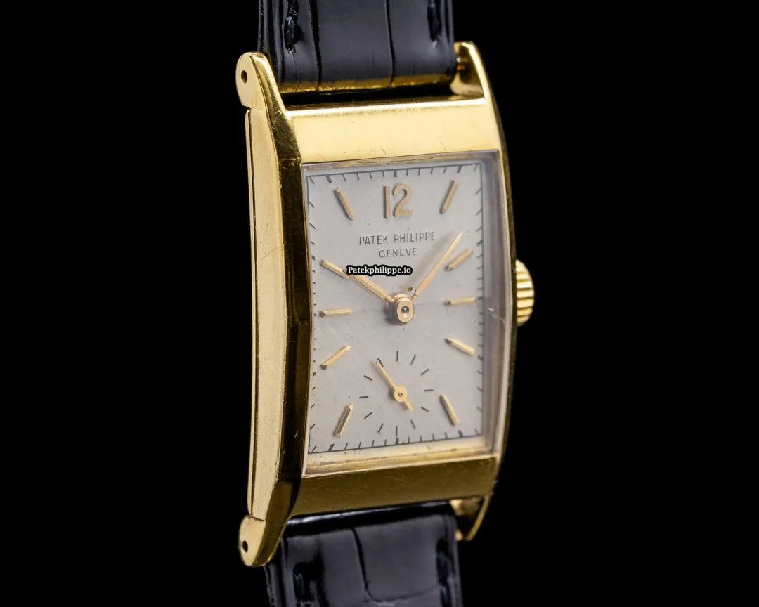 Alternative view of Patek Philippe Vintage 2461 22MM Yellow Gold Case Manual Winding