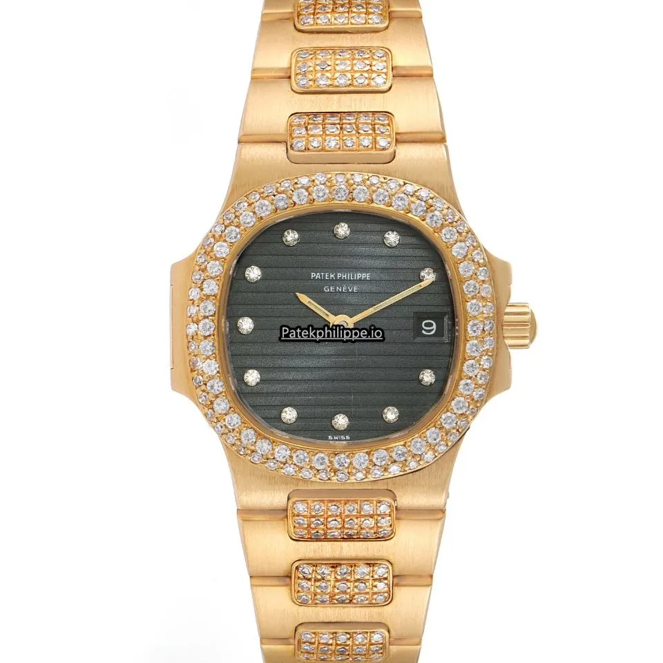 Alternative view of Patek Philippe Nautilus 4700 28MM Yellow Gold Case Quartz