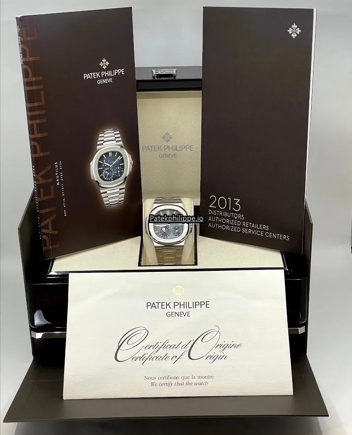 Alternative view of Patek Philippe Nautilus 5712/1a-001 40x38MM Steel Case Automatic