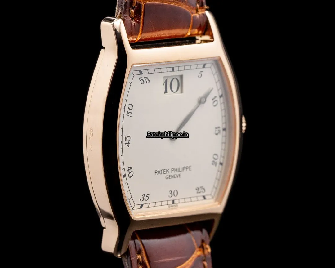 Alternative view of Patek Philippe 3969r 28.2MM Rose Gold Case Manual Winding