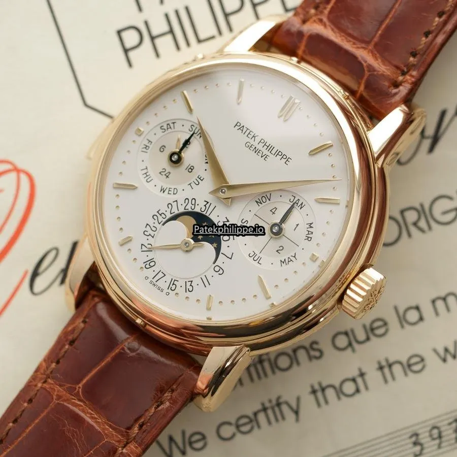 Alternative view of Patek Philippe Complications 3974j 36MM Yellow Gold Case Automatic