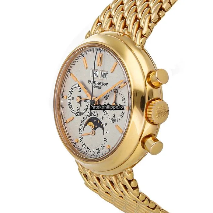 Alternative view of Patek Philippe Perpetual Calendar 3970/002r, 36MM Yellow Gold Case Manual Winding