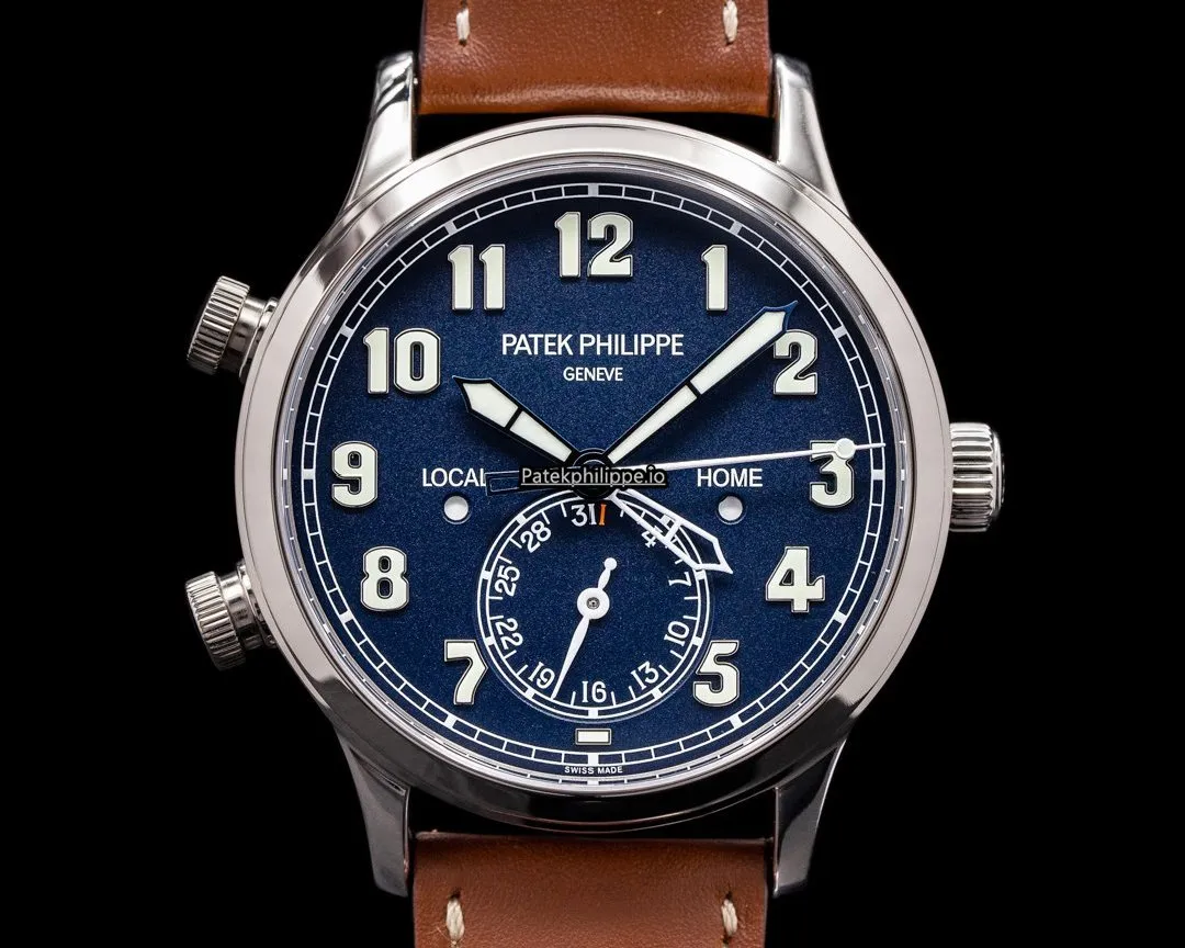 Patek Philippe Travel Time 5524g-001 42MM White Gold Case Automatic