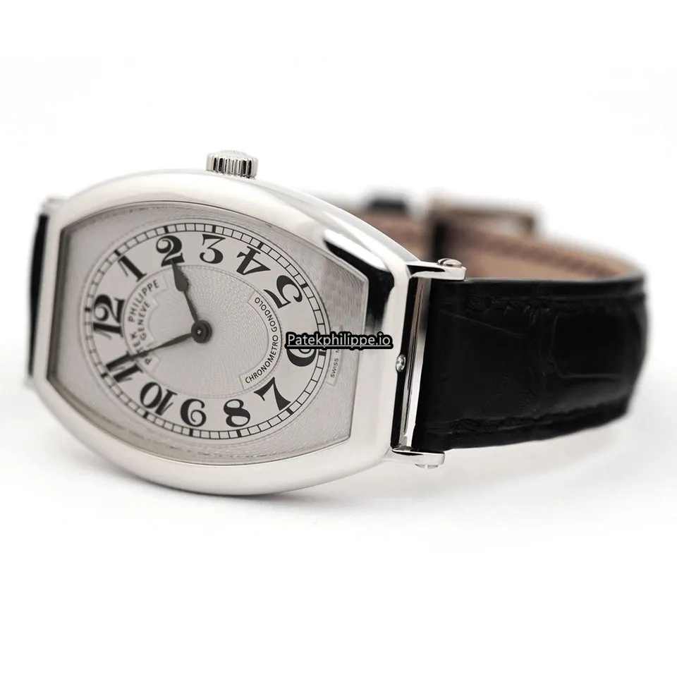 Alternative view of Patek Philippe Gondolo 5098p-001 32x42MM Platinum Case Manual Winding