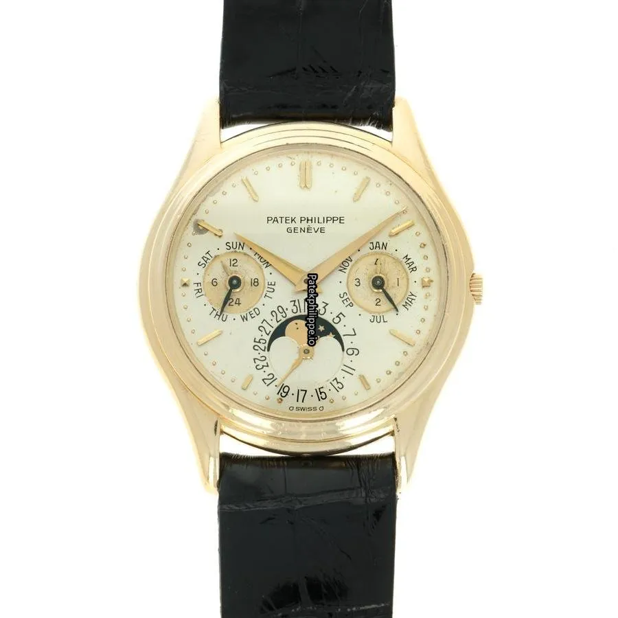 Patek Philippe Perpetual Calendar 3940j F 36MM Yellow Gold Case Automatic