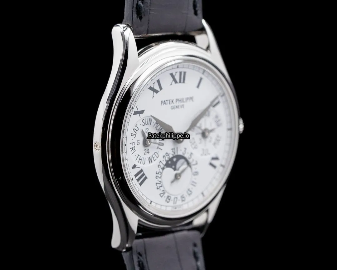 Alternative view of Patek Philippe Perpetual Calendar 3940p-015 36MM White Gold Case Automatic