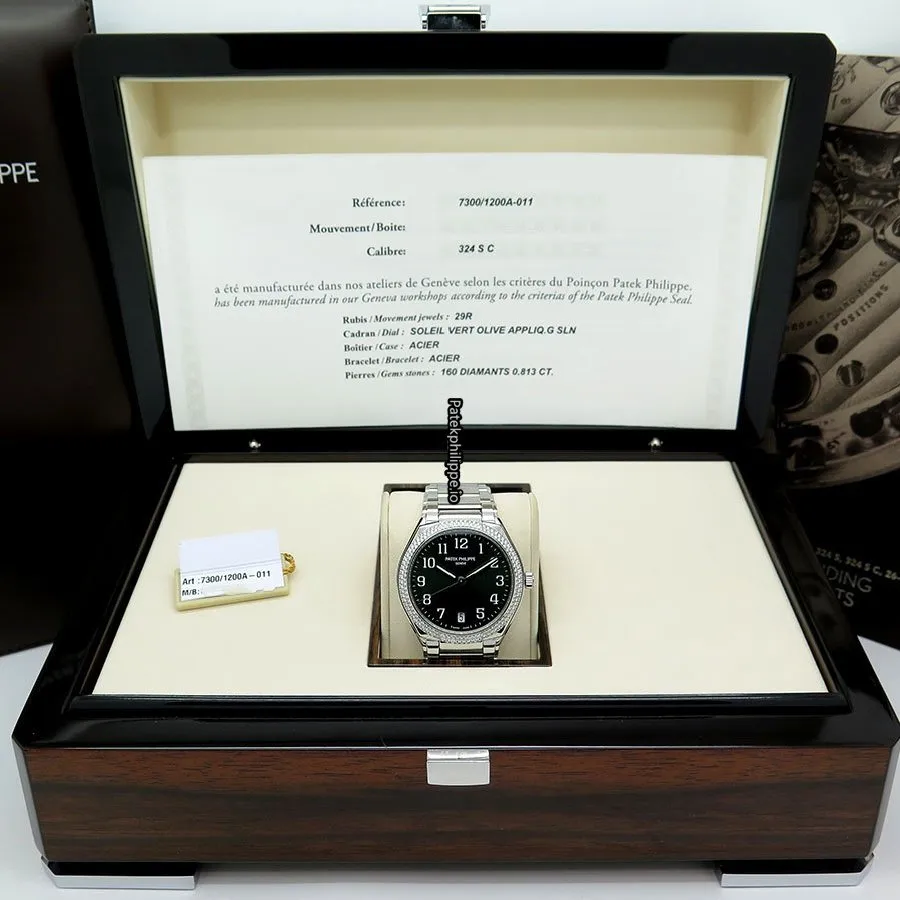 Alternative view of Patek Philippe Twenty-4 7300/1200a-011 Steel Case Automatic