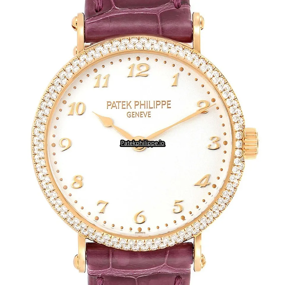 Alternative view of Patek Philippe Calatrava 7200/200r 33MM Rose Gold Case Automatic