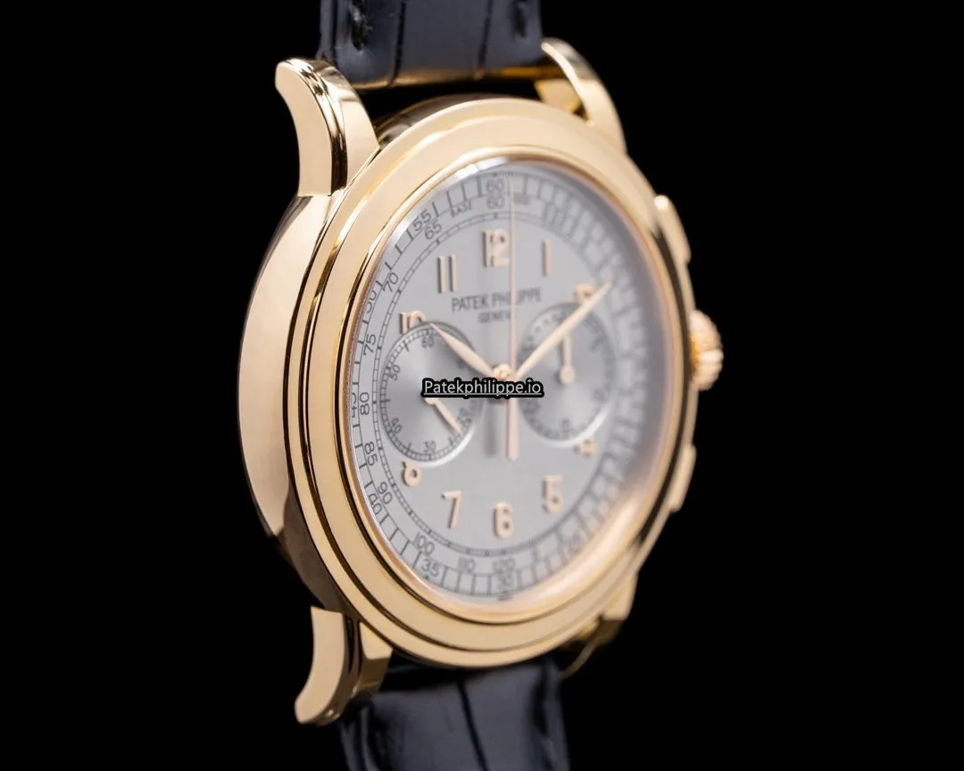 Alternative view of Patek Philippe Chronograph 5070r-001 42MM Rose Gold Case Manual Winding