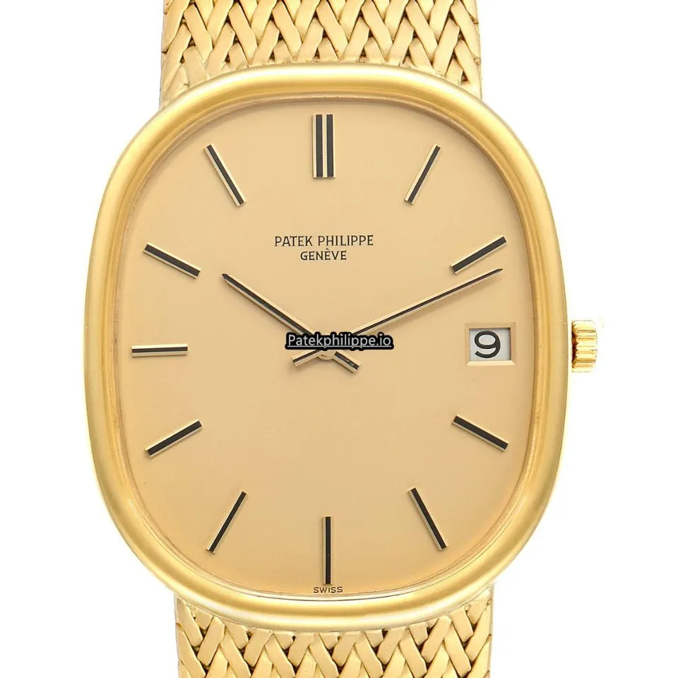 Patek Philippe Golden Ellipse 3605 38x33MM Yellow Gold Case Automatic