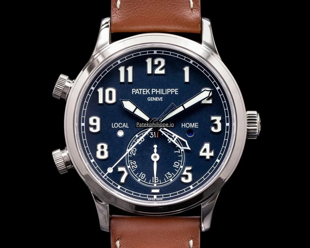 Patek Philippe Travel Time 5524g-001 42MM White Gold Case Automatic