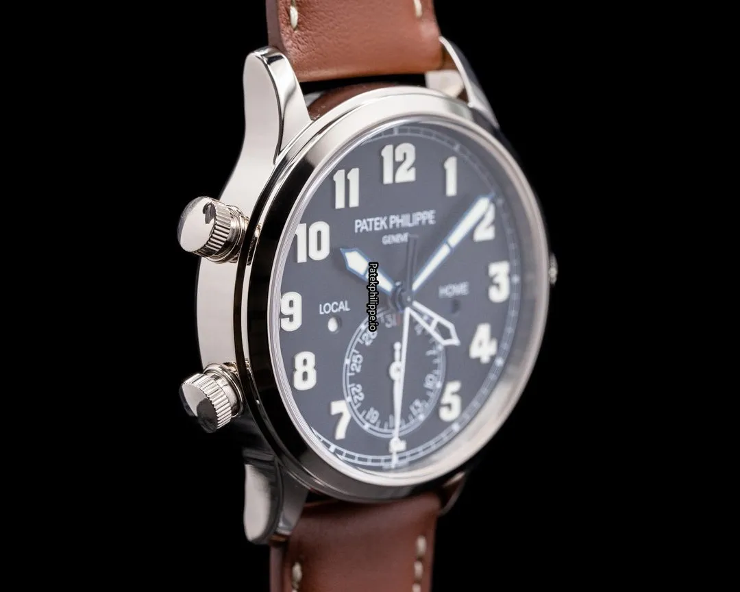 Alternative view of Patek Philippe Travel Time 5524g-001 42MM White Gold Case Automatic