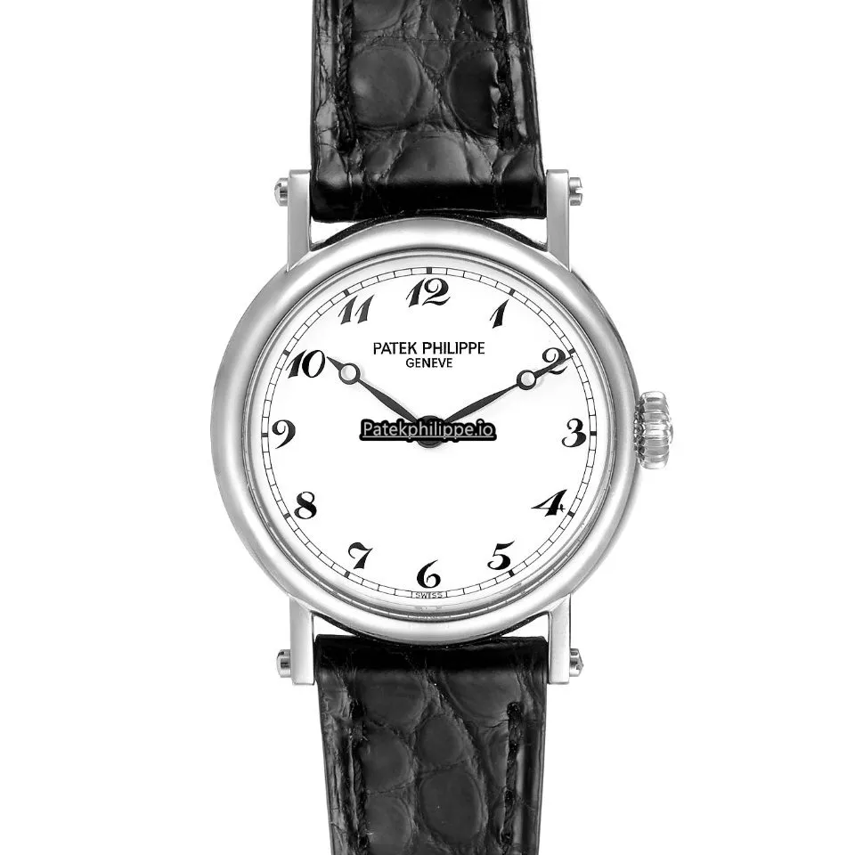 Patek Philippe Calatrava 4860g 26MM White Gold Case Manual Winding