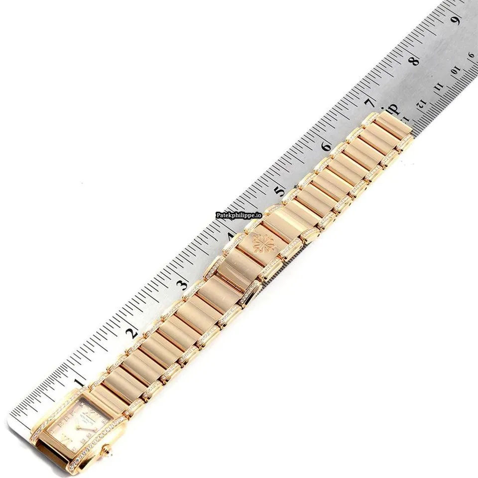 Alternative view of Patek Philippe Twenty-4 4908/11r-011 22x26.3MM Rose Gold Case Quartz