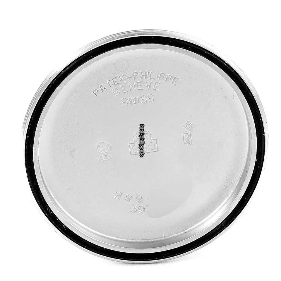 Alternative view of Patek Philippe Perpetual Calendar 3970ep 36MM Platinum Case Manual Winding