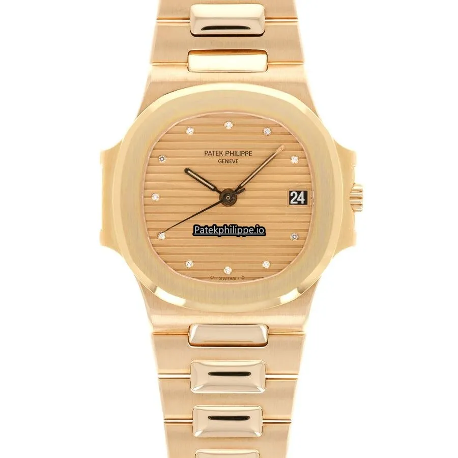 Patek Philippe Nautilus 3800j 37MM Yellow Gold Case Automatic