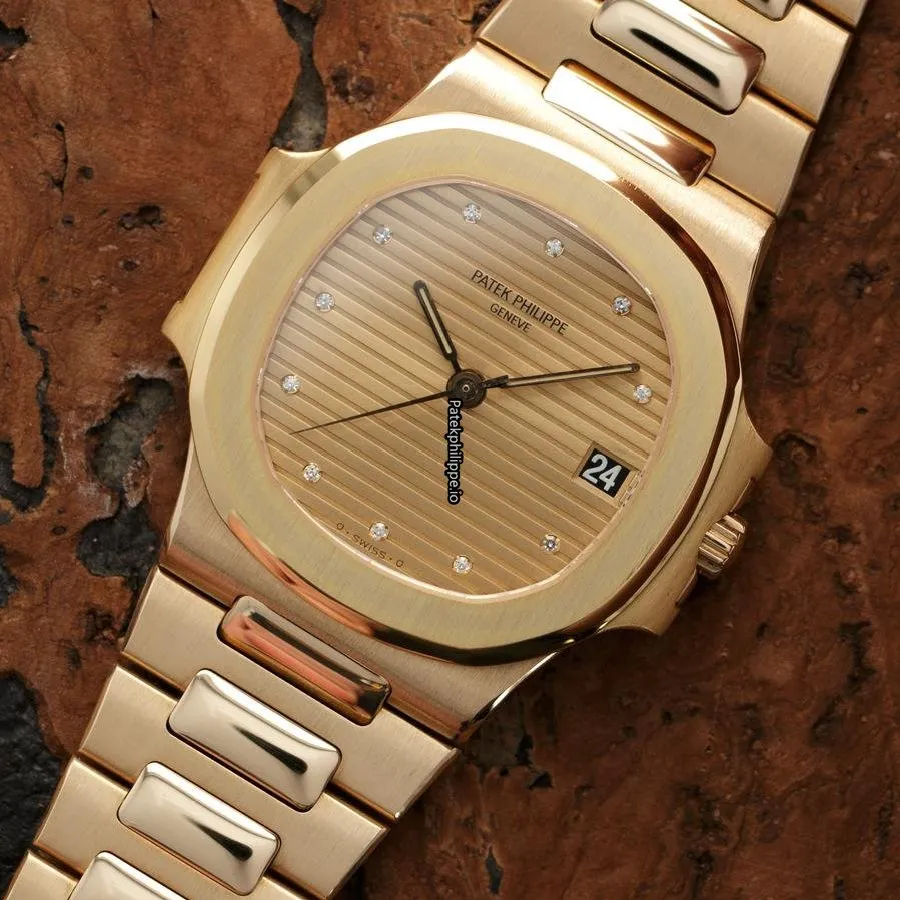Alternative view of Patek Philippe Nautilus 3800j 37MM Yellow Gold Case Automatic