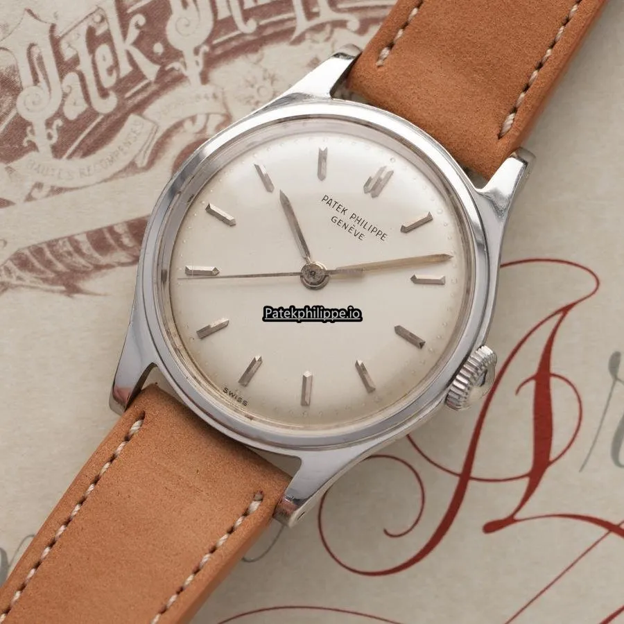 Alternative view of Patek Philippe Calatrava 2508a 35MM Steel Case Manual Winding