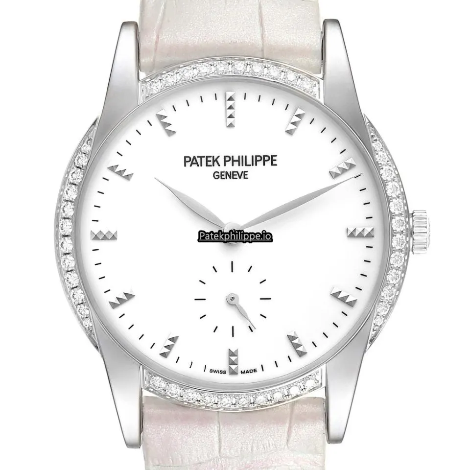 Patek Philippe Calatrava 7122/200g 33MM White Gold Case Manual Winding