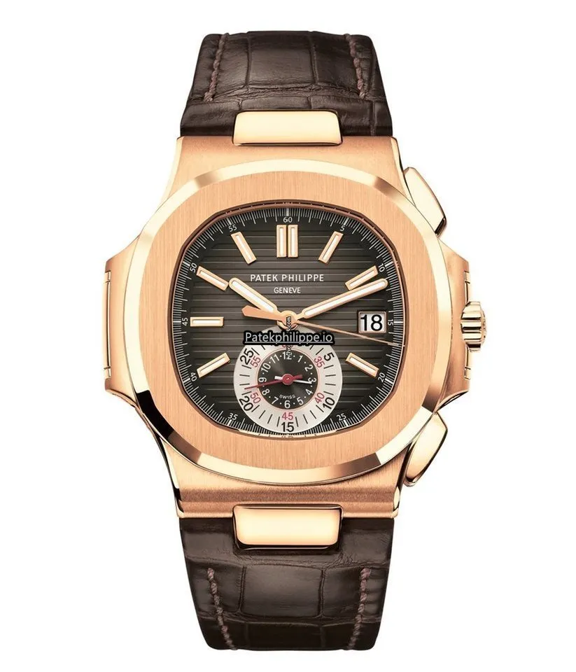 Patek Philippe Nautilus 5980r-001 40.5MM Rose Gold Case Automatic