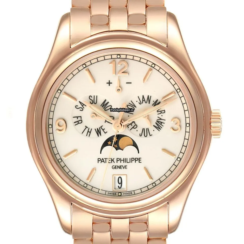 Alternative view of Patek Philippe Annual Calendar 5146r 39MM Rose Gold Case Automatic