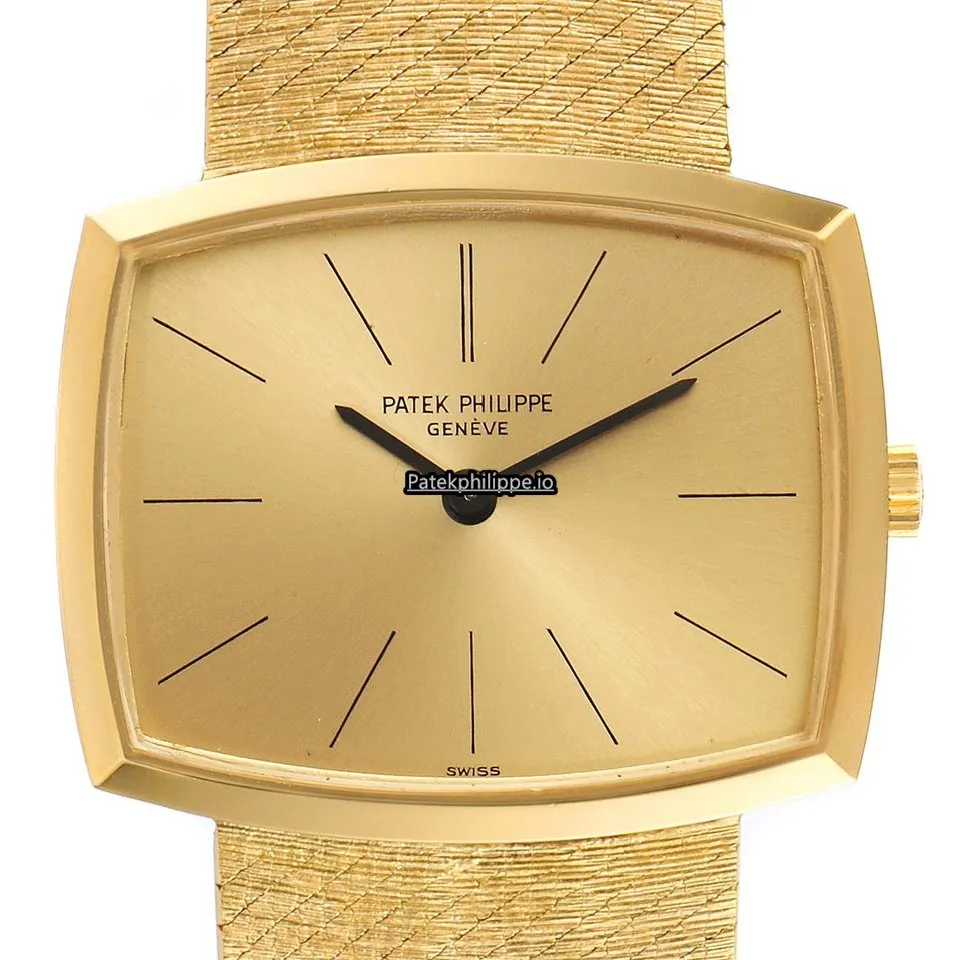 Alternative view of Patek Philippe Gondolo Jan-21 26x32MM Yellow Gold Case Manual Winding
