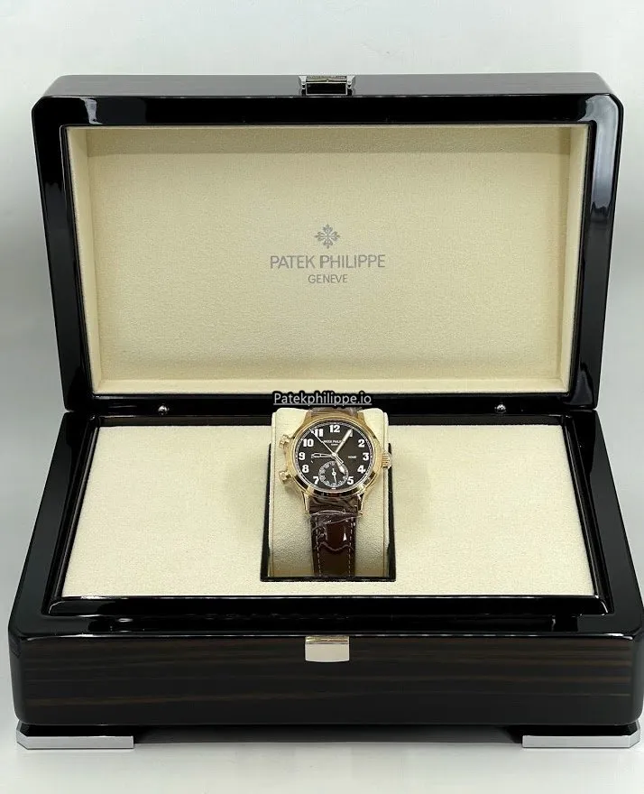 Alternative view of Patek Philippe Travel Time 7234r-001 37.5MM Rose Gold Case Automatic