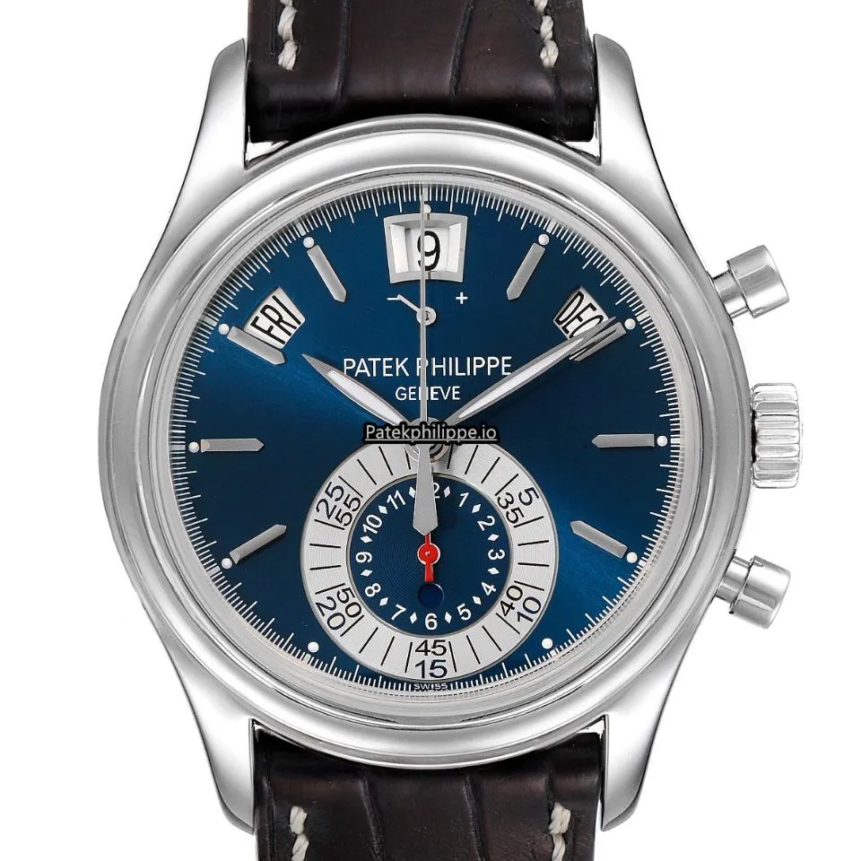 Alternative view of Patek Philippe Annual Calendar 5960/01g 40.5MM White Gold Case Automatic