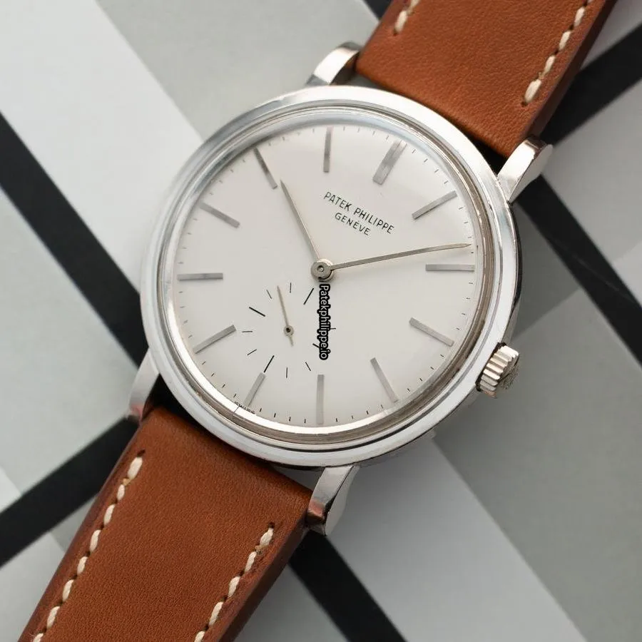 Alternative view of Patek Philippe Calatrava 3429 35MM White Gold Case Automatic