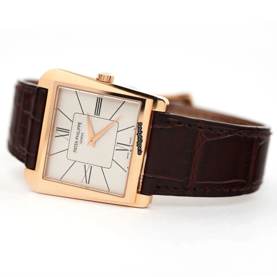 Alternative view of Patek Philippe Gondolo 5489r 32.5x34MM Rose Gold Case Manual Winding