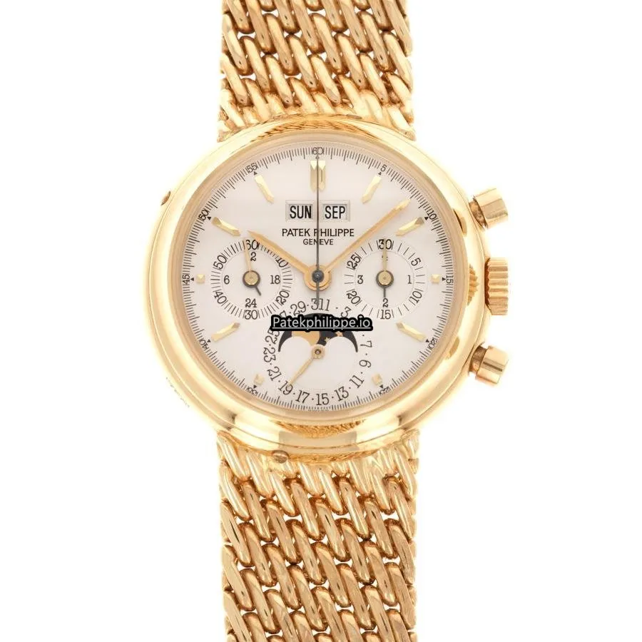 Patek Philippe Perpetual Calendar 3970/2j-001 36MM Yellow Gold Case Manual Winding