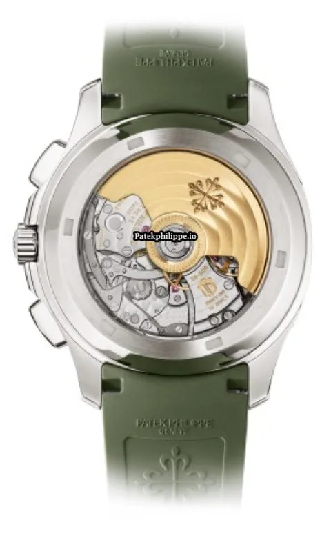 Alternative view of Patek Philippe Aquanaut 5968g-010 White Gold Case Automatic