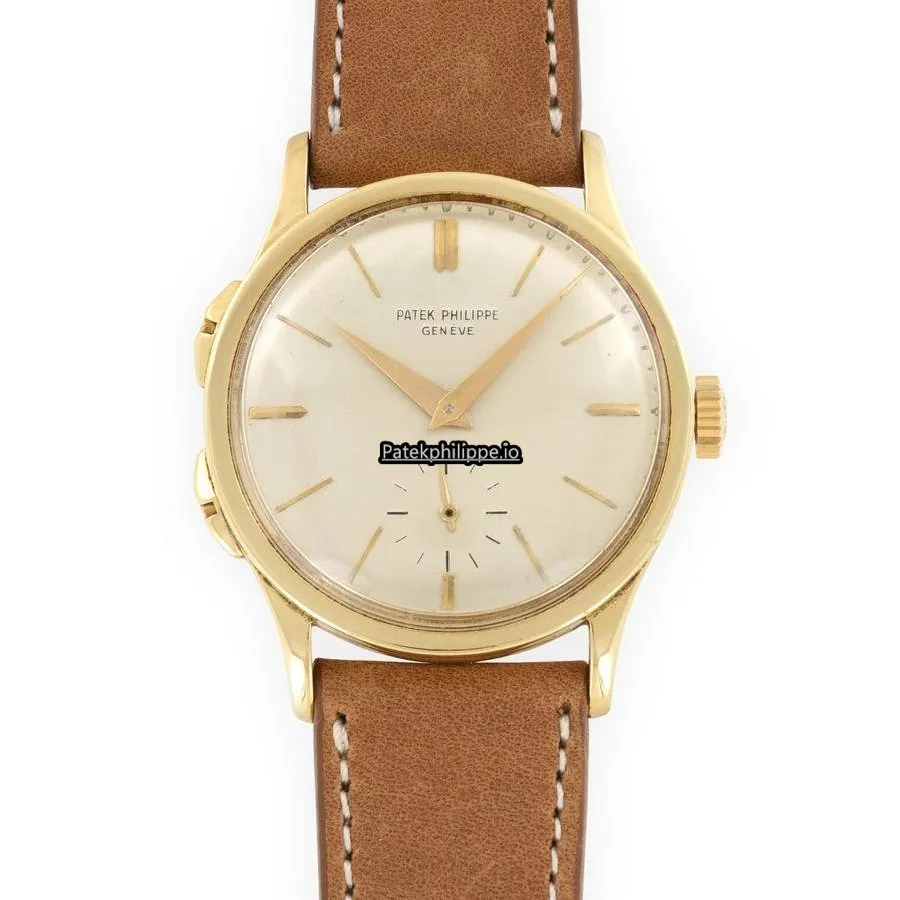 Patek Philippe Travel Time 2597 35.5MM Yellow Gold Case Manual Winding