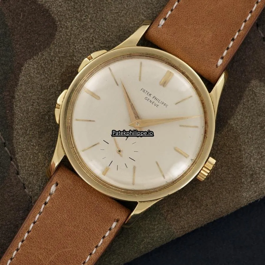 Alternative view of Patek Philippe Travel Time 2597 35.5MM Yellow Gold Case Manual Winding